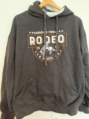 Women's Charcoal Rodeo Graphic Hoodie